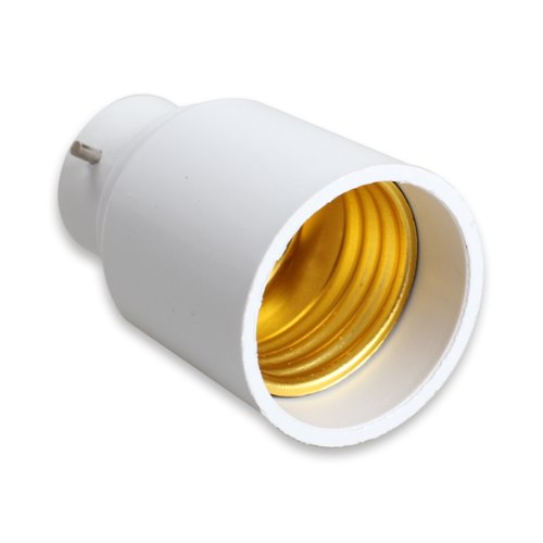 Demiawaking B22 zu E27 Adapter LED Halogen-CFL-Leuchtmittel Lampenfassung Konverter-Buchse von Demiawaking