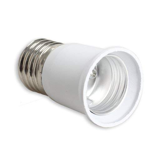 Demiawaking E27 auf E27 Lampenfassung Adapter E27 Sockel CLF LED Glühbirne E27 Fassung Adapter Lampensockel Halter von Demiawaking