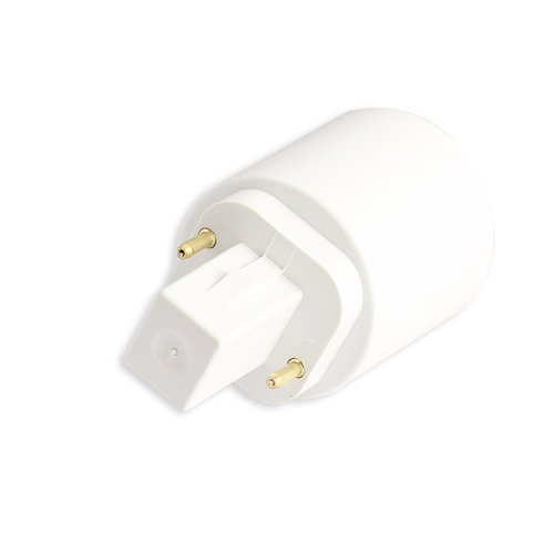 Demiawaking Socket Sockel G24 auf E27 Lampenfassung Lampenfassung Adapter für Halogenlampe/LED/CFL von Demiawaking
