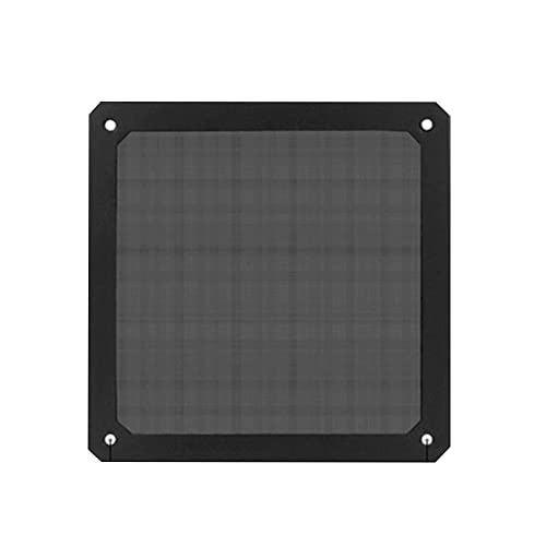 Demiawaking Staubdicht PC Staubfilter Magnetischer Staubnetzfilter Staubschutzgitter PC Gitter Staubfilter Computer Lüftergitter Staubschutzabdeckung (Schwarz, 14cm) von Demiawaking