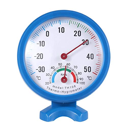 Mini Thermometer Innen Outdoor, Hygrometer Thermometer Feuchtigkeit Messgerät Temperaturmessgerät Gauge (1Pc Style B) von Demiawaking