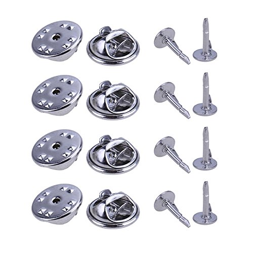 demiawaking 100 Brosche Halter Pin Back Base Schmetterling Schließe Pin Kupplung Krawatte Nägel Badge Holder für Heimwerker Craft Schmuckset macht Art Decor demiawaking 100 Brosche Halter Pin Back Base Schmetterling Schließe Pin Kupplung Krawatte Nägel Badge Holder für Heimwerker Craft Schmuckset macht Art Decor von Demiawaking