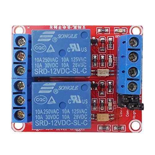 demiawaking 12 V 2 Kanal Modul Relais Optocoupler H/L Level Trigger für Arduino Raspberry demiawaking 12 V 2 Kanal Modul Relais Optocoupler H/L Level Trigger für Arduino Raspberry von Demiawaking