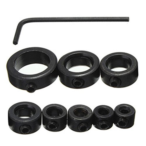 demiawaking 8 Holz-Bohrer Tiefenanschlagringe Ring Positionierer HSS-Locator demiawaking 8 Holz-Bohrer Tiefenanschlagringe Ring Positionierer HSS-Locator von Demiawaking