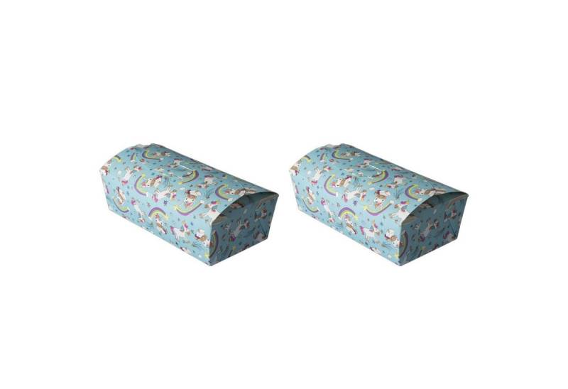 Demmler Backform 2x 4er Baking Box To Go "Einhorn", Backdekoration mit schönem Einhorn Motiv - Made in Germany von Demmler