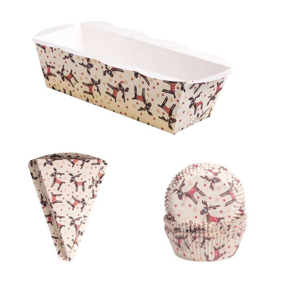 Demmler Backform Backzubehör Elch Muffin+Torte+XL, Backform im Elch Design - Made in Germany Demmler Backform Backzubehör Elch Muffin+Torte+XL, Backform im Elch Design - Made in Germany von Demmler