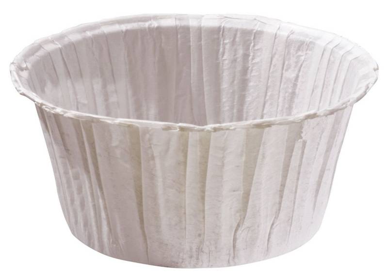 Demmler Backform Demmler 5032802010 Muffinkapseln - 5 x 7 cm, weiß, 20 Stück von Demmler
