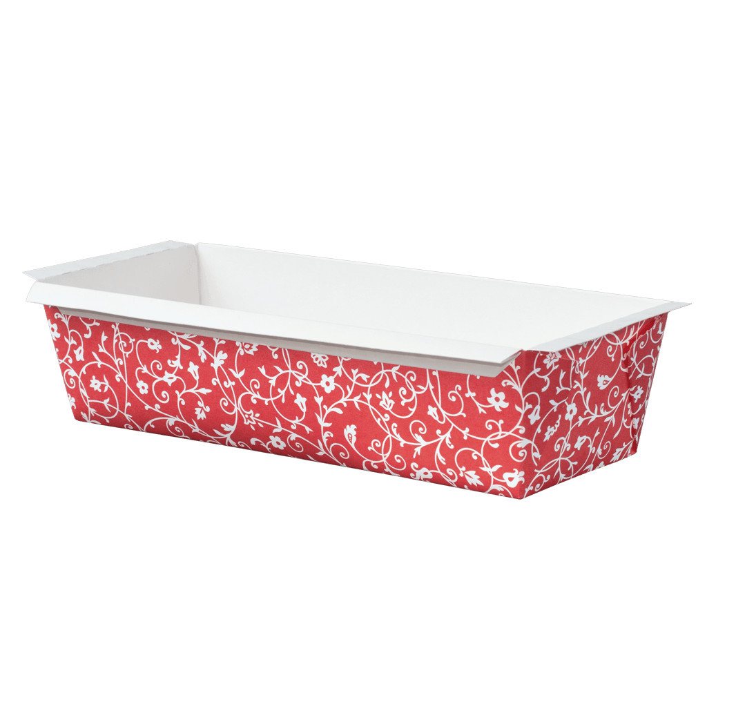 Demmler Backform XXL-Backform Classico - Rot - 3 Stück - aus Ofenkarton, Perfekt zum Backen und Transportieren - 700ml - Made in Germany Demmler Backform XXL-Backform Classico - Rot - 3 Stück - aus Ofenkarton, Perfekt zum Backen und Transportieren - 700ml - Made in Germany von Demmler