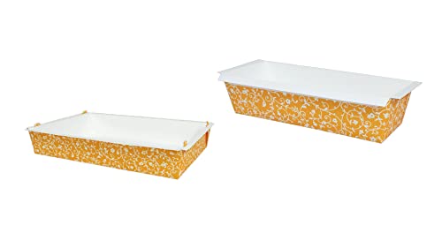 Demmler Backformen Set - Enthält Back- und Auflaufform und XXL Backform - Farbe: Mango - Insgesamt: 5 Stück - Made in Germany von Demmler