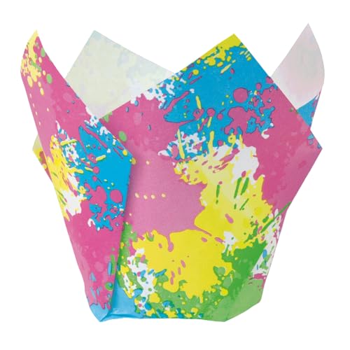 Demmler Muffin-Tulip-Wraps - Muffinförmchen - Tulipförmchen - Tulpen Form - Farbe: Multicolor - Größe: 5 x 5 x 9 cm - 24 Stück - Made in Germany Demmler Muffin-Tulip-Wraps - Muffinförmchen - Tulipförmchen - Tulpen Form - Farbe: Multicolor - Größe: 5 x 5 x 9 cm - 24 Stück - Made in Germany von Demmler