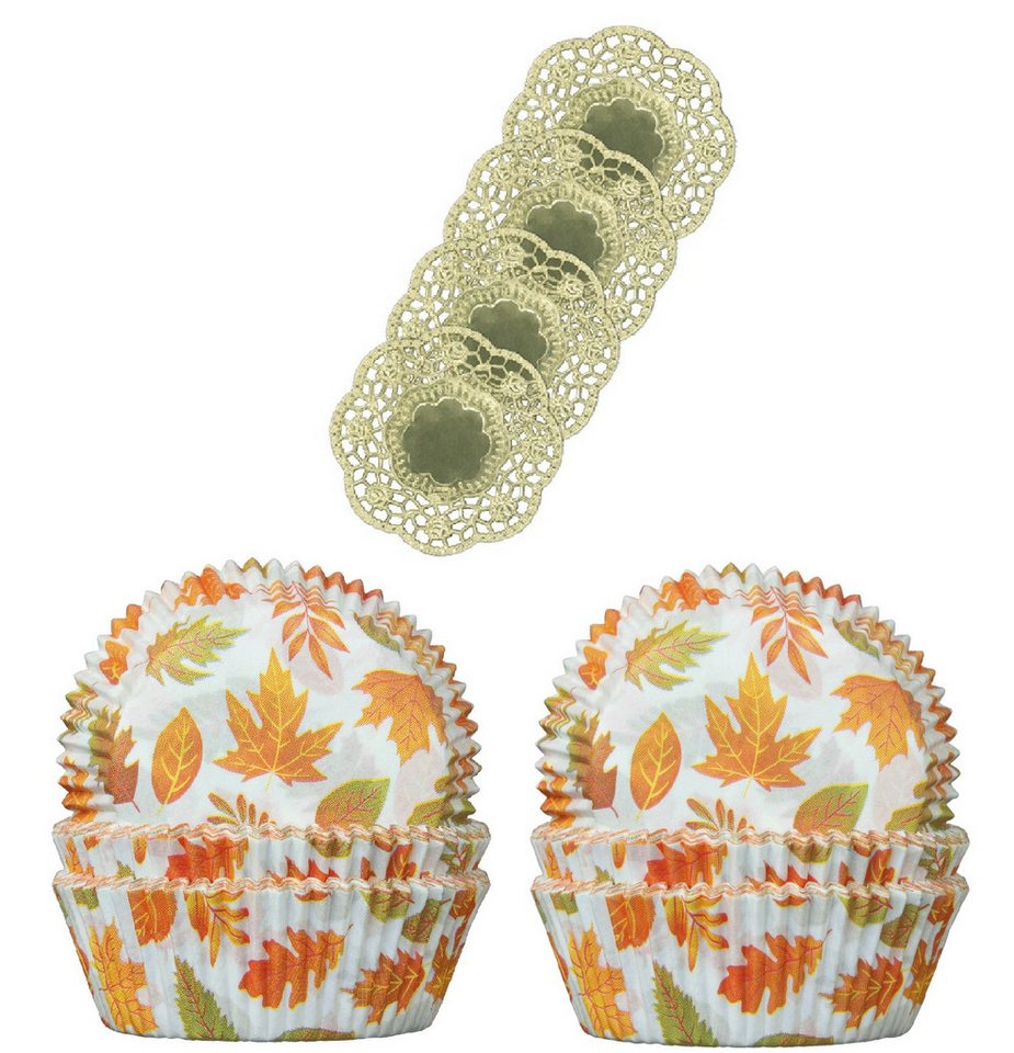 Demmler Muffinform 2er Set Herbst - Inklusive Tassendeckchen in Gold, zum Dekorieren und Backen von Muffins - Made in Germany Demmler Muffinform 2er Set Herbst - Inklusive Tassendeckchen in Gold, zum Dekorieren und Backen von Muffins - Made in Germany von Demmler