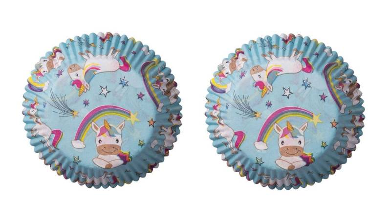 Demmler Muffinform 2x 60 Muffinförmchen Einhorn", Backdekoration mit schönem Einhorn Motiv - Made in Germany" von Demmler