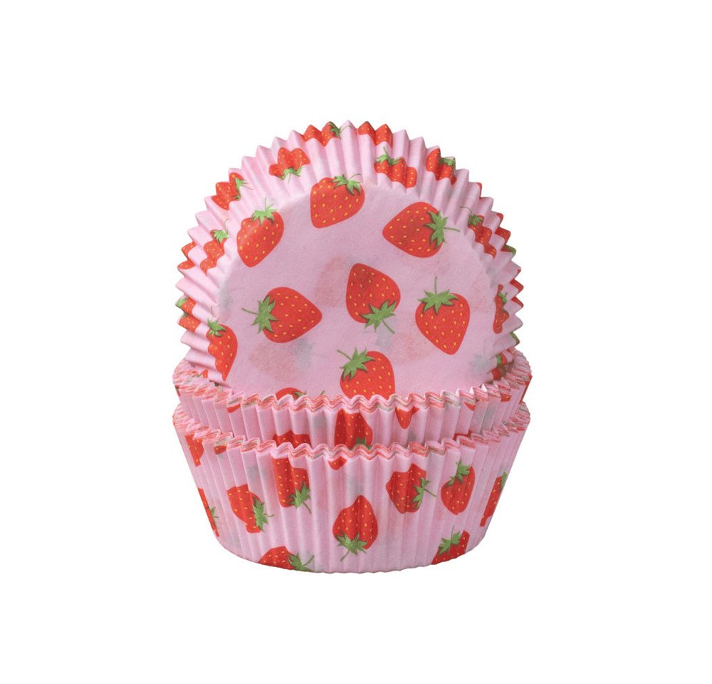 Demmler Muffinform 5012346050ROSA, Erdbeere Rosa - 60 Stück -, zum Backen und Dekorieren von leckeren Muffins - Made in Germany von Demmler