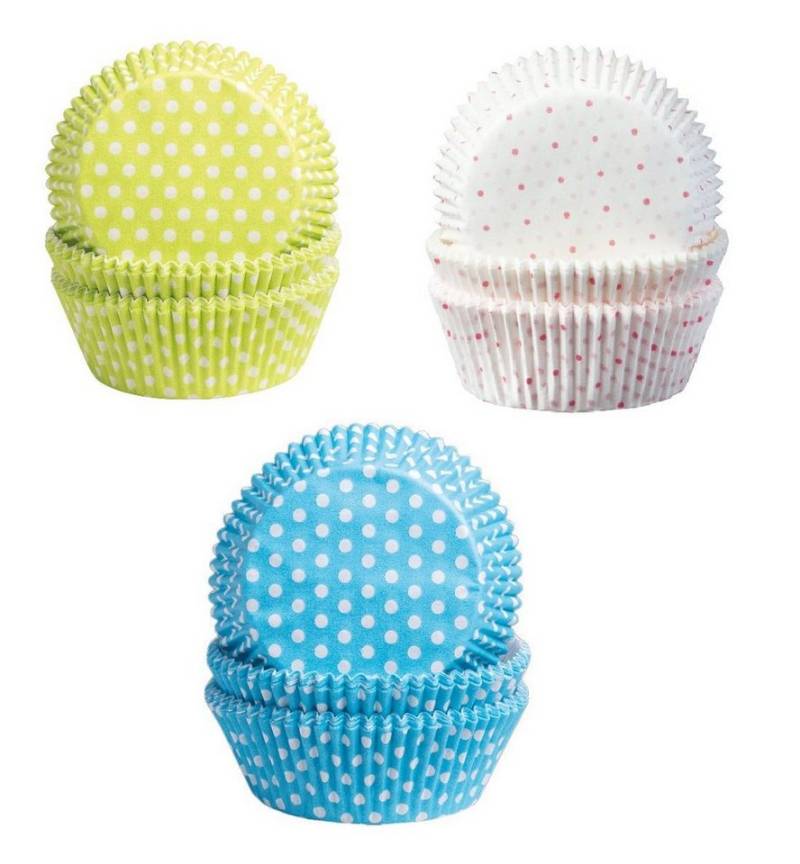 Demmler Muffinform Backformen Set - 3er Punkte, Sets mit verschiedenen Motiven aus Papier - Made in Germany von Demmler