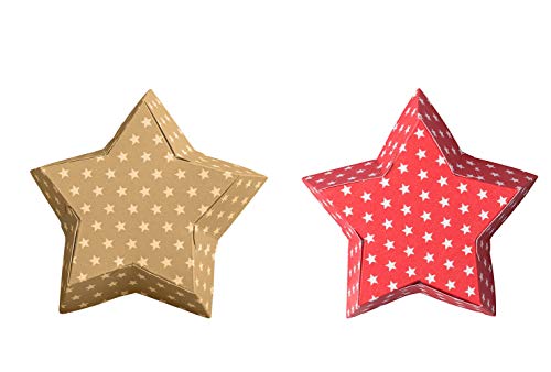 Demmler Weihnachts Backset mit weißen Sternen - 2er Sternenbackform Set in Rot & Gold - 20 Stück - Made in Germany Demmler Weihnachts Backset mit weißen Sternen - 2er Sternenbackform Set in Rot & Gold - 20 Stück - Made in Germany von Demmler