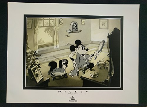 Disney Poster - (Mickey Mouse 2) - Retro Art Kunstdruck - Mickey Mouse/Schneewittchen und die 7 Zwerge/Pinocchio von Demons & Merveilles