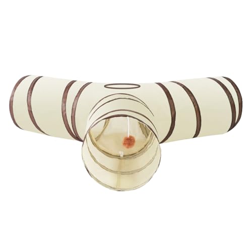 Demsyeq Katzentunnel – Indoor-Spiel-Katzenspielzeug-Tunnel, faltbares Haus, interaktives Spielzeug, Haustierzubehör für Kätzchen, Welpen, Frettchen, Kleintiere, Anreicherung, Stimulation, Übung Demsyeq Katzentunnel – Indoor-Spiel-Katzenspielzeug-Tunnel, faltbares Haus, interaktives Spielzeug, Haustierzubehör für Kätzchen, Welpen, Frettchen, Kleintiere, Anreicherung, Stimulation, Übung von Demsyeq