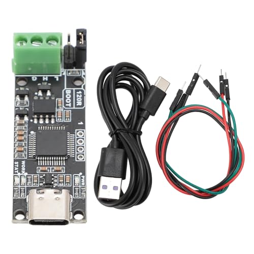 CANable 2.0 USB-zu-CAN-Analysatormodul-Konverter-Adapter-Unterstützung, Hochleistungs-ARM-Cortex-M4-Prozessor, Kompatibel mit ARM-basierten Plattformen für RasPi, BeagleBone von Denash