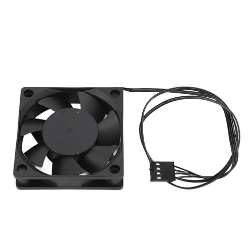 Computergehäuselüfter, 60 Mm 4-Pin-PWM Dual Ball 7 Hochdrucklüfter Gehäuselüfter, 24,9 DBA Geräuscharm, Lüftergeschwindigkeit 3000 U/min ±10%, 12,7 CFM Computergehäuselüfter, 60 Mm 4-Pin-PWM Dual Ball 7 Hochdrucklüfter Gehäuselüfter, 24,9 DBA Geräuscharm, Lüftergeschwindigkeit 3000 U/min ±10%, 12,7 CFM von Denash
