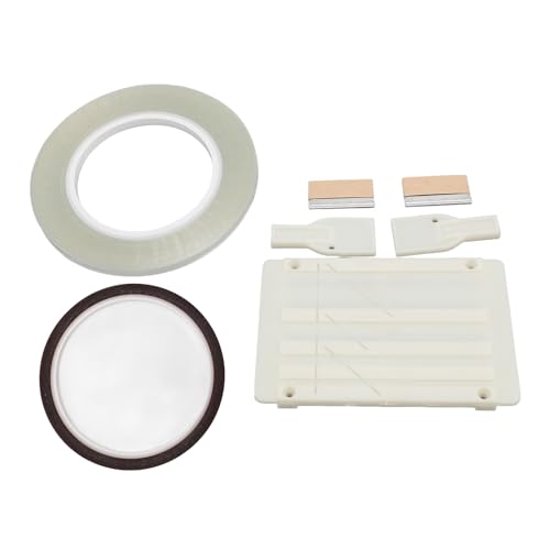 Denash 1/4 10 Zoll ABS -Schienenklebeband -Spleißkit Zum Reparieren, Stallspleißklebeband Spleiß Set für den Heimgebrauch, Rollen Sie Sich auf Rollenbänder (WHITE) von Denash