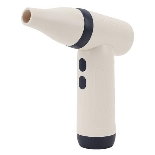 Denash 100000 U/min Handheld Bladeress Lüfter, 4-Gang-USB-Turbo-Lüfter mit 1100-mAh-Akku Zum Abkühlen/Reinigen/Staubentfernung (Dunkelblau) von Denash