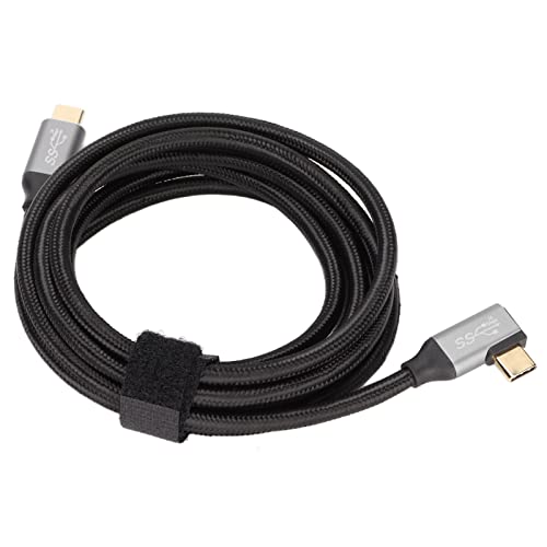 Denash 100W Schnelles Laden 4K Rechtswinkel Typ C PD -Kabel für Tabletten USB C Bis USB -Kabel, Nylon 2M Verlängerungskabel für S21 von Denash