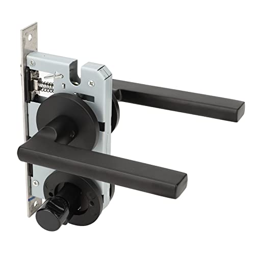 Denash 2pcs Heavy -Dut -Schlafzimmer Türschloss Keyed Einstiegsgriffe Edelstahl Impceping Prevention für zu Hause, Premium Hardware Lock Körper für Wohnsicherheit von Denash