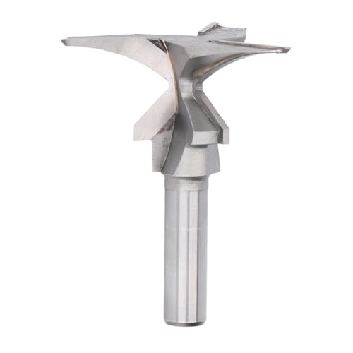 Denash 3 Flötenkarbidbogenbieger-Router-Bit, Schnell Bildende Cutter für 20-36 Mm Holzpaneele, für Holzbearbeitungsprojekte und Möbelherstellung von Denash