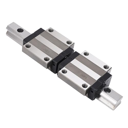 Denash 300 Mm Rostfeste Lineare Schiene mit 2 Gleitblöcken Stabiler Unterstützung für CNC -Werkzeugmaschinen mit Linearer Führungsschien von Denash