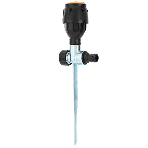 Denash 360 Grad Rotierender Rasenwasser-Sprinkler Langable Gartenbewässerungsinstrument für Innenhofbäume- Zinklegierung + ABS-Material von Denash