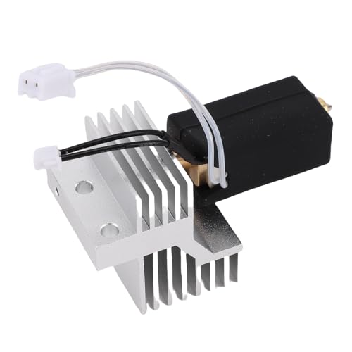 Denash 3D-Drucker Keramik-Hotend-Kit, Kompakt Form, Vollmetall-Hals-Design, Modulares Design, Silikon-Socken Abdeckung und Düsen Bürste, Unterstützung für Hochtemperatur-Filamente, von Denash