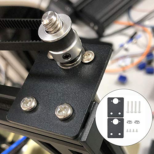 Denash 3D-Drucker-Metall-Zrod-Lagerhalter Dual Z Stabilisator Lagerhalterung für Ender-3, Robuste Schwarze Silber-Z-Top-Mount, Komplette Zubehör Denash 3D-Drucker-Metall-Zrod-Lagerhalter Dual Z Stabilisator Lagerhalterung für Ender-3, Robuste Schwarze Silber-Z-Top-Mount, Komplette Zubehör von Denash