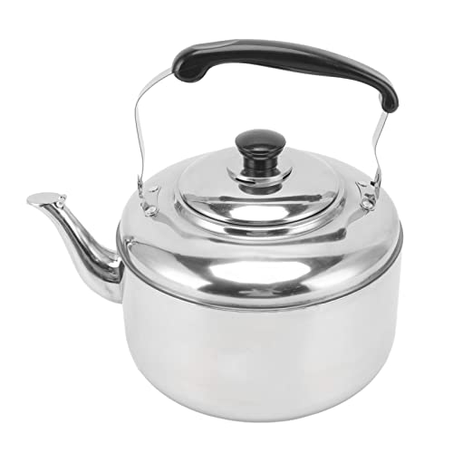Denash 5,5 L Teekessel Anti -Rost Edelstahl Großkapazität Pfeife Kessel für Induktionskocher Sogar Heizung von Denash