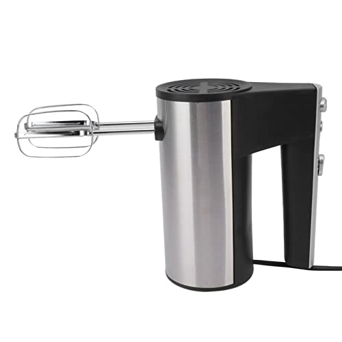 Denash 500W Electric Handheld Mixer 304 Edelstahl 5 -Geschwindigkeit Fast Mischung Kompaktes Ergonomisches Design für Backbegeisterte EU -Plug 220V von Denash