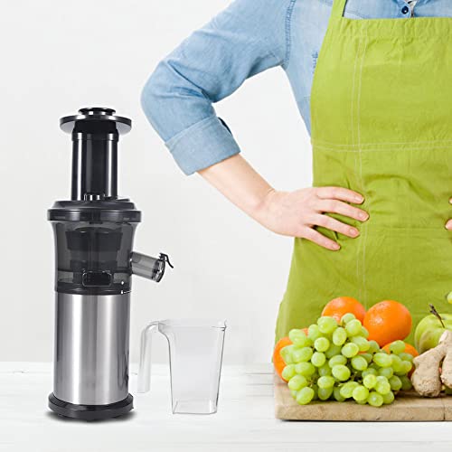 Denash Auger Juicer Effizienter Edelstahl Slow Juicer Extractor Machine 200 W 40 U/Min für Küchenfutterpilze von Denash
