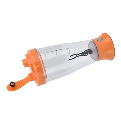 Denash Automatischer Shaker Cup Transparent Mixing Helper 350 Ml Elektrikmixer für Küchenübung (ORANGE) von Denash