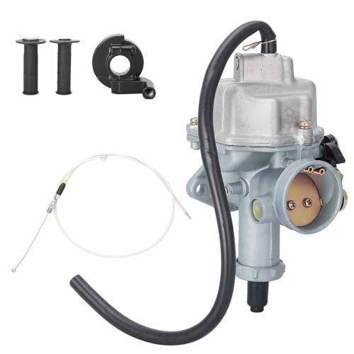Denash Carburetor Aluminium -Legierungs -Kit Langlebiger Ersatz für XR100R mit Dem Lenkerdrosselkabel, Wartungsbegeisterte von Denash