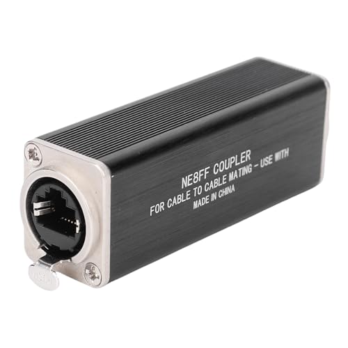 Denash Cat8 Ethernet -Kupplerinnen Weiblich Bis Weiblich, Goldplattiert, IP68 Water Proof RJ45 Copper -Stecker Adapter Extender für Cat5e Cat6 Cat7 Lan Cable Outdoor POE -Netzwerk Denash Cat8 Ethernet -Kupplerinnen Weiblich Bis Weiblich, Goldplattiert, IP68 Water Proof RJ45 Copper -Stecker Adapter Extender für Cat5e Cat6 Cat7 Lan Cable Outdoor POE -Netzwerk von Denash