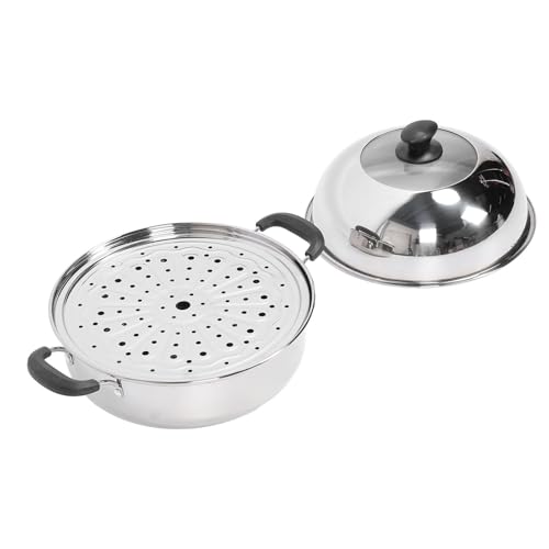 Denash Commercial Home Edelstahl -Dampftopf mit Deckel 2 -Tier Mehrzweckkochkochgeschirr Denash Commercial Home Edelstahl -Dampftopf mit Deckel 2 -Tier Mehrzweckkochkochgeschirr von Denash