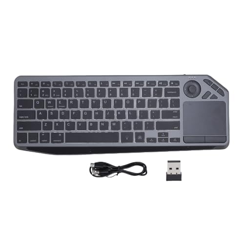 Denash Drahtlose Tastatur mit Touchpad, Multi -System -Unterstützung, 7 Farb Hintergrundbeleuchtung, 1000 -mAh -Akku, Bequeme Handruhe Denash Drahtlose Tastatur mit Touchpad, Multi -System -Unterstützung, 7 Farb Hintergrundbeleuchtung, 1000 -mAh -Akku, Bequeme Handruhe von Denash