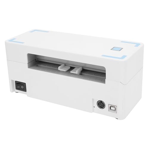 Denash Drahtloses -Thermo-Etikettdrucker, USB-Verbindung, Hochgeschwindigkeits-Hochgeschwindigkeits-Auflösung von 150 Bis 180 Mm/s, 203DPI, 25-120 Mm Breite, die mit, Kompatibel Sind, von Denash