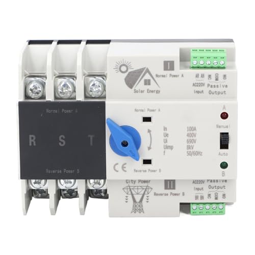 Denash Dual Power Automatic Transfer Switch 3p 50/60 Hz Isolierte Anti -Interferenz für Einkaufszentren AC220V von Denash