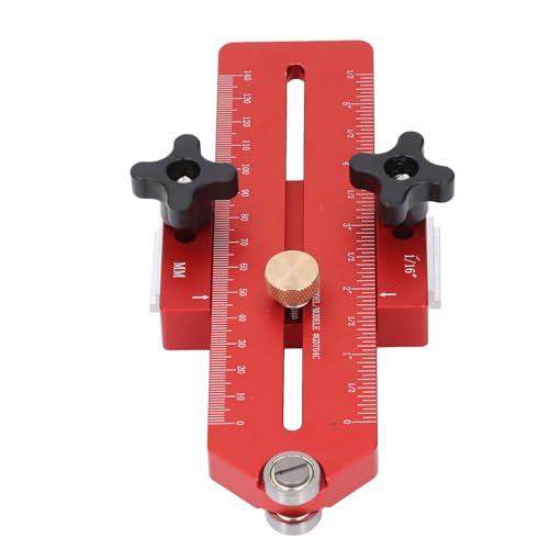 Denash Dünne Jig Effiziente Aluminiumlegierungstisch -Sägeführer für 19 Mm 30 Mm T Slot, Breite Kompatibilität für Holzbearbeitungsbegeisterte von Denash
