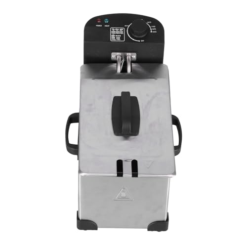 Denash Electric Deefryer Frittyer Gewerter Edelstahl 3.5 -l Frites Fries Chips Fritteuchtermaschine für Küchengeräte, Temperaturcontroller und Indikatorlicht für den Heimgebrauch Denash Electric Deefryer Frittyer Gewerter Edelstahl 3.5 -l Frites Fries Chips Fritteuchtermaschine für Küchengeräte, Temperaturcontroller und Indikatorlicht für den Heimgebrauch von Denash