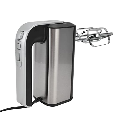 Denash Electric Whisk Tragbarer Buttermischung 5 -Gang Verstellbarer Eierschläger für Heimküche, Edelstahl/Kunststoff, Langlebig/leicht, Geeignet für Salatdressings/Mousses Geeignet Denash Electric Whisk Tragbarer Buttermischung 5 -Gang Verstellbarer Eierschläger für Heimküche, Edelstahl/Kunststoff, Langlebig/leicht, Geeignet für Salatdressings/Mousses Geeignet von Denash