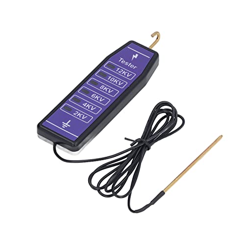 Denash Farm Home Garden Electric Zauntester 6 Indikatorlichter Wasserdichtes Tragbares Spannungsmesser Bis zu 12000 V von Denash
