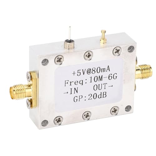 Denash Funk -AMP -Modul mit Funk Low Rauschen 10 M 6 GHz Hohe Flates 20 DB LNA 5V 80 MA Geeignet für Verschiedene Anwendungen von Denash
