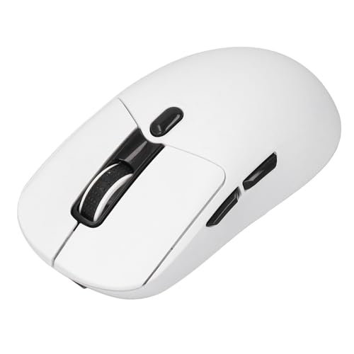 Denash Gaming-Maus, 5000 DPI 3-Mode (2,4 g/Bluetooth/verdrahtet) RGB-Maus mit 650-mAh-Akku, 20m-Klicks für PC/Laptop von Denash
