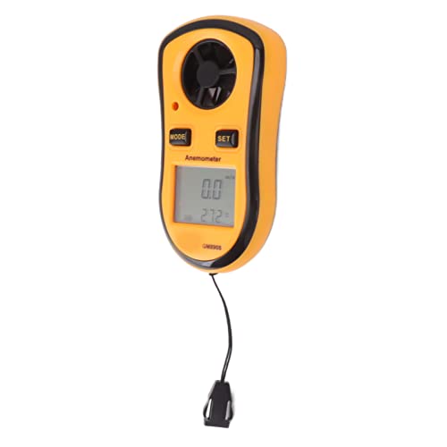 Denash Handheld Digital Anemometer für Windgeschwindigkeitsmessung und Temperaturüberwachung, Tragbares Mini -Windmesser mit LCD -Anzeige Denash Handheld Digital Anemometer für Windgeschwindigkeitsmessung und Temperaturüberwachung, Tragbares Mini -Windmesser mit LCD -Anzeige von Denash