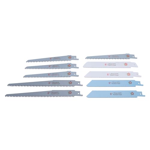 Denash Holzbearbeitung Erwikten Sägen Blätter Praktische Kit Mehrere Schneidanwendungen 10pcs Geeignet, die Zum Hinweis auf Klingensäge Geeignet Sind von Denash